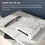 DAB+/DAB FM Radio Bedside Alarm Clock Speaker Bluetooth - Azatom Horizon 2 White 7