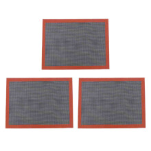 3X Perforierte Silikon Back Matte Anti Haft Back Ofen Zwischen Lage für Kekse / Brot / Makronen / Kekse KüChen Helfer