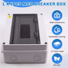 HT Series Junction Box 12WAY PC IP65 Waterproof Distribution Box Outdoor Plastic Electrical HT-12Way for Circuit Breaker