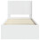 VidaXL vidaXL Bed Frame with Storage and Headboard White 90 x 190 cm 5