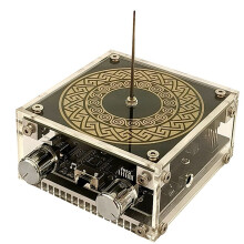 MTC Dual-Mode Muziek voor  Coil Touch Kunstmatige Bliksem  RGB Verlichting Vergulde Ring Coil