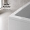 Bathroom Single Ended 1700x700mm Square Bath Front Panel Acrylic White Modern 2