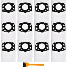 Set di 12 Sacchetti per Aspirapolvere KFI 357 per WD3, WD2 , KWD1, KWD2, KWD3, MV3, WD3.200 - Sostituisce il Modello 2.863-314.0.