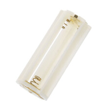 20Pcs Round 3x 1.5V AAA Battery Holder Case Box Container White