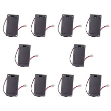 10X 9V Montage Plat Guitare Ramassage Actif Couvercle de la Batterie BoîTe de Maintien de la Batterie ÉTui de Rangement pour Guitare ÉLectrique