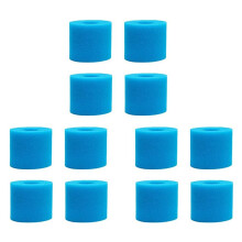Lot de 12 Cartouches Filtrantes de Piscine pour Type H, Cartouches Filtrantes en Éponge de Mousse de Filtre de Piscine de Rechange pour Type H