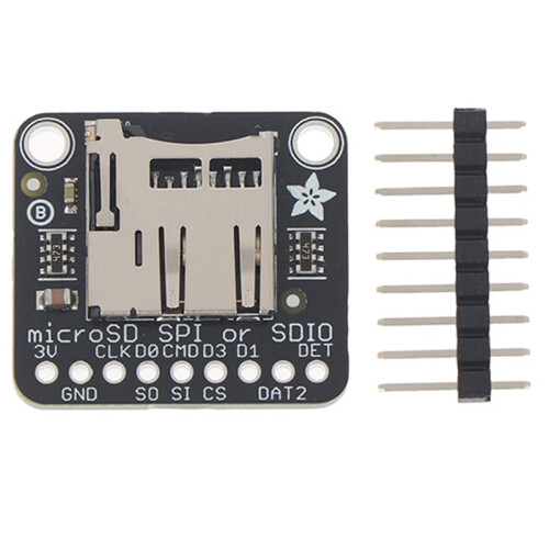4682 Adafruit for MicroSD Card Breakout Module - SPI/SDIO 3V Only Flash Memory Expansion Board for Electronic Projects 2