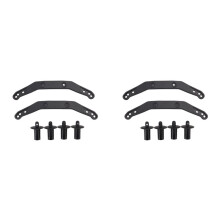 8x Colonne de Coque de Montage de Poteaux de Carrosserie Avant et Arrière pour  Slash 4X4 VXL Remo Hobby 9EMO HuanQi 727 1/10 Pièces de Voiture