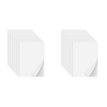 40 Feuilles Adhésives Thermofusibles, Feuille de Tissu Thermofusible Double Face, Format A4, Entoilage Thermofusible