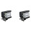 2X Auto Triple Side Lighted Work Light Dome Light Burst Flashing Light Headlight Spotlight Strobe Light LED C 1