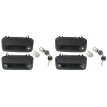 2X Außentürgriffe mit Schließzylinderschlüssel für Suburban Tahoe C1500 1995-2000 für Yukon 15742229 15742230
