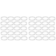 40Pcs 10cm Circular Tart Rings with Holes Stainless Steel Pizza Dessert DIY Cake Mousse Mold Kitchen Baking Mould Tool