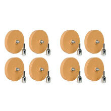 8 Pack 3.5 Inch Eraser Wheel Decal Remover Eraser Wheel Adhesive Remover with Adapter Rubber Eraser Wheel for Drill
