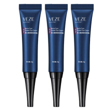 3X VEZE 15G Eye Gel for Men Cool Tender Sodium Hyaluronate Eye Cream Fine Lines Improve Dark Circles Remove Puffiness