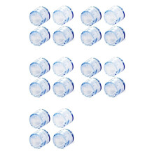 20Pcs Transparent Rubber Furniture Table Chair Leg Floor Feet Cap Cover Protector 15mm