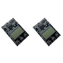 2X FM Walkie Talkie Circuit Board Multi-Function FM Transmitter Receiver 7 Frequency 27-480MHz DC3.3-6V