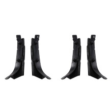 2 Pair Front L&R Bumper Cover Bar Support Bracket Holder Guide for X5 E53 2003- 2006 51117116667 51117116668