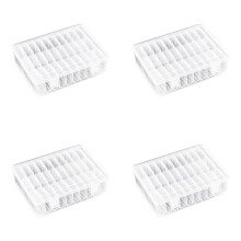 Boîte de Rangement de Perles, 120 Pièces, Petits Conteneurs de Rangement en Plastique Transparent pour la Fabrication de Bijoux, Vis, Graines