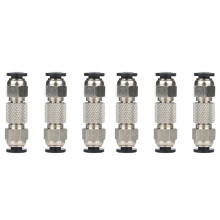 6X PTFE Tube Connector for X1 X1C X1E P1P P1S, Anti-Oxidation, Plug and