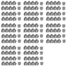 160Pcs Cocktail Smoker Filter Accessories, Double Screen Filter, Washable Stainless Steel Mesh Screen Filter Bowl