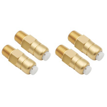4 Pièces Soupape de Décharge Thermique pour Pompe de Nettoyeur Haute Pression, Soupape de Décharge Thermique NPT 1/4 Pouce, Protecteur de Pompe de