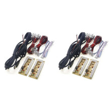 4X Zero Delay Arcade DIY Kit USB Encoder PC zu Joystick für 5Pin Joystick & 2,8Mm Taste