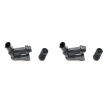 2X Fuel Tank Cap Spring Rebound Buckle Snap Outer Cover Filler Lid Motor for   Macan 2014 -2021