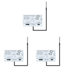 3X Tuya WiFi Temperature Sensor 2.4G WiFi Temperature Sensor with 1M Temperature Probe