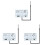 3X Tuya WiFi Temperature  Sensor 2.4G WiFi Temperature  Sensor   with 1M Temperature Probe 1