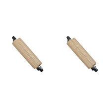 2X Garniture de Poignée de Porte Intérieure de Voiture 7L6867161 pour 2003-2010 Poignée de Porte Latérale Intérieure en Cuir PU LHD RHD