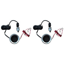 2pcs 52mm Oil Pressure Gauge with Warning Alarm 1/8 NPT Sensor Oil Pressure Meter for Car Boat