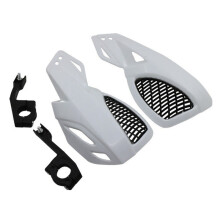 Motorcycle Hand Guard Handguard Shield Windproof Motorbike Motocross or Most of the Motorcycles Bikes Choppers White