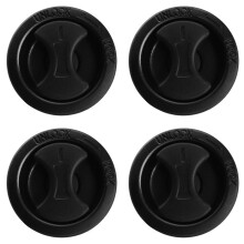 4X Car Tailgate Tool Box Cover Plate Buckle Knob Trunk Door Panel Button 64870-60011 for Land LC200 Black