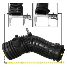 2X Tubo di Aspirazione Aria Cleaner Tubo Condotto per Accord 2003 2004 2005 2006 2007 DX EX LX SE 2.4L 17228-RAA-A00