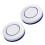 4x RF 433MHz Wireless Light  220V 10A Relay Receiver  Round Button Wall Panel  Remote Control LED Lamp 3