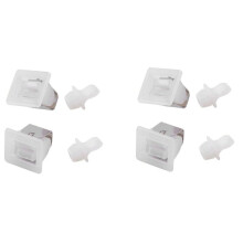 8 Pièces Adaptées AU Kit de Loquet de Porte de Sèche-Linge 306436 279570, Adaptées AU Sèche-Linge