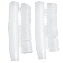 100Pcs Small Plastic Disposable Sauce Cups with Lids for Food Storage