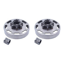 2set 325Inch 7T Sprocket Clutch Drum W Bearing Kit for 435 435E 440 440E Jonsered CS2240 505 44 15-01