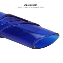 Blauer PVC Schnorchel für Freitauchen
