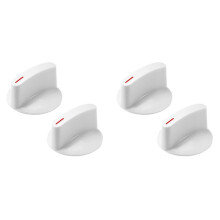 Confezione da 4 WH1X2721 Manopola per Asciugatrice, Ricambio per Parti di Macchine per Asciugatrice GE Hotpoint, Sostituisce AP2044893 123C7931
