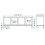 IKEA KALLAX 4 Cube Unit with Underframe 147x59 3