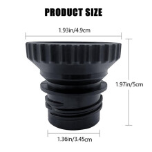 2X Soda Bottle Adapter for Terra Glass Bottle Quick Connect Soda Bottle Attachment Refill Cap