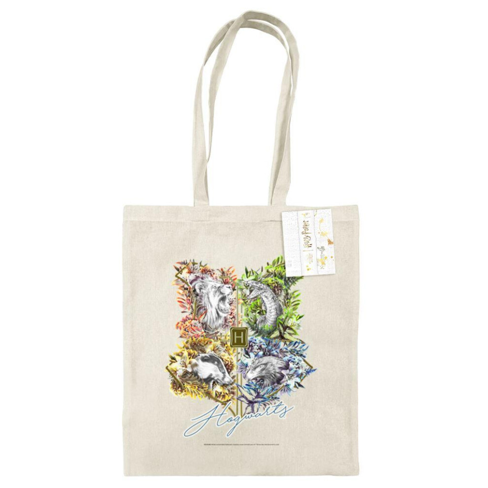 Harry Potter Hogwarts Crest Tote Bag