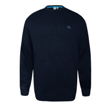 (4XL, Navy) Duke Mens D555 Jovanni 2 Crew Neck Kingsize Sweatshirt