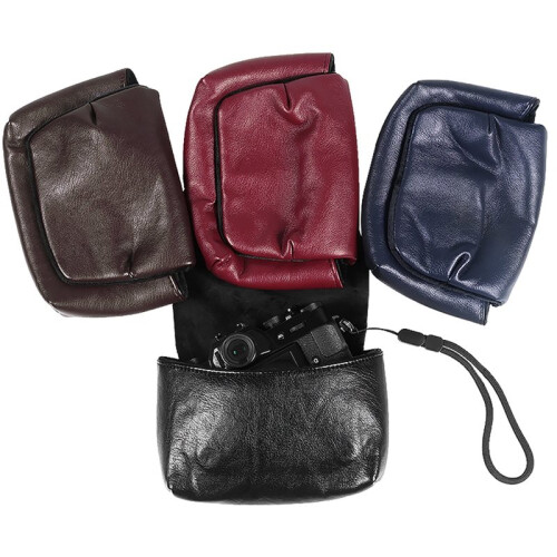 PU Leather Camera Bag Soft Case Cover for  RX100 Series Compact Digital Cameras A 1