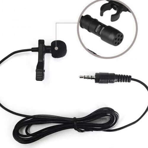 Lavalier Mobile Phone Microphone  Recording Karaoke Small Microphone with 3.5 Audio Cable for Interview Conference 1