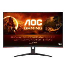 AOC C32G2ZE 31.5" VA Full HD 240Hz 0.5ms Curved Gaming Monitor C32G2ZE/BK