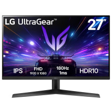 LG UltraGear 27GS60F 27" IPS Full HD 180Hz 1ms Gaming Monitor 27GS60F-B.AEK