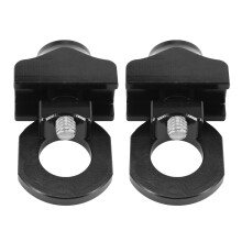 2X Bike Chain Tensioner Adjuster Bicycle Fastener Bolt Single Speed Bicycle Bolt Screw For Bmx Fixie Bike Black
