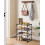3-Tier Shoe Rack - Metal - Black - Stackable and Easy to Assemble 2